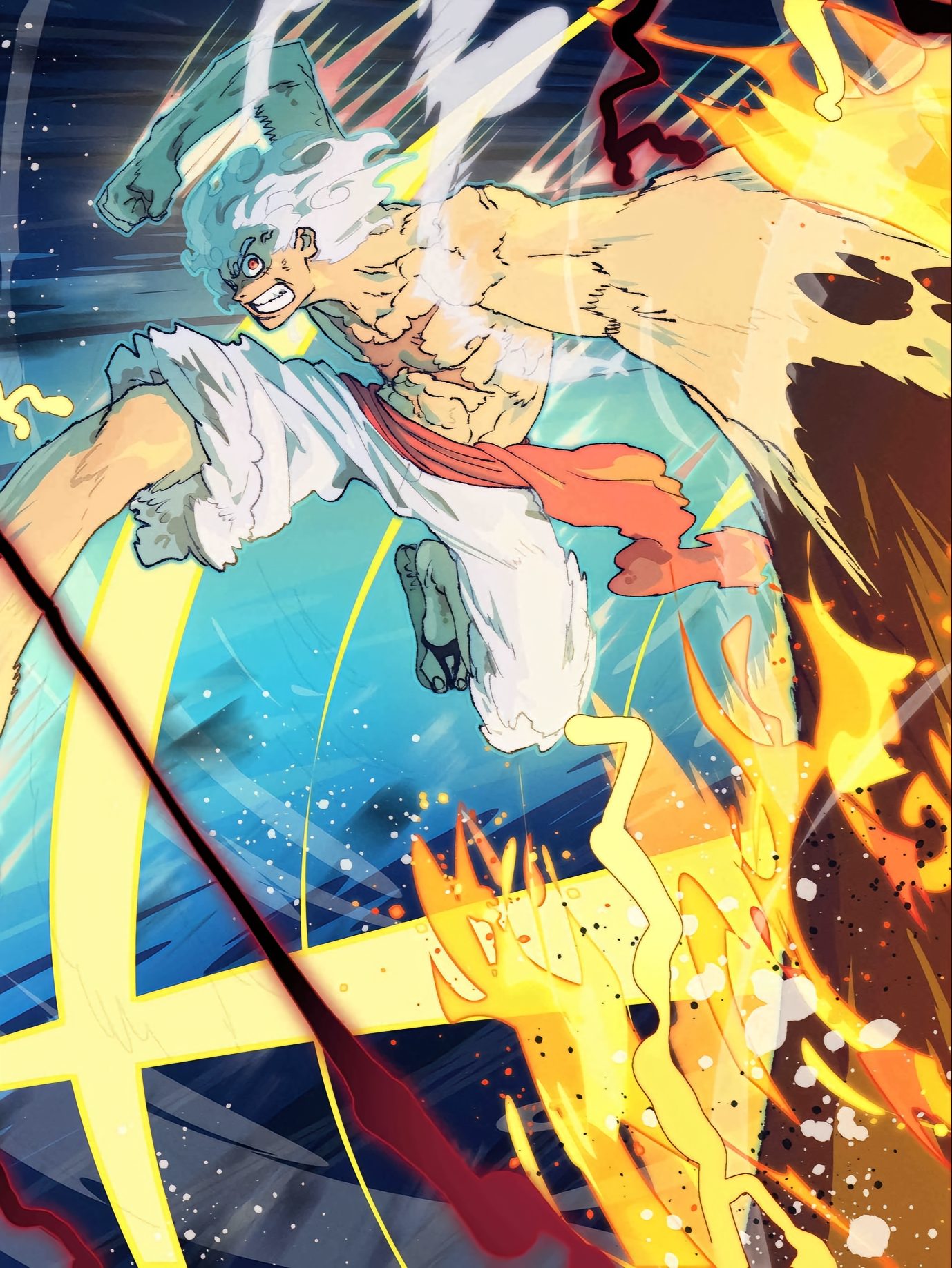 The One Piece artwork from @waku99taku is absolutely awesome.